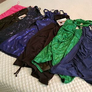 Sexy Dress LOT of 7 Sz Small Medium Sparkly Slip Dress Clubwear Glam Photo Shoot